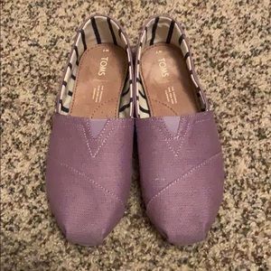 Women’s Lilac Toms Size 7